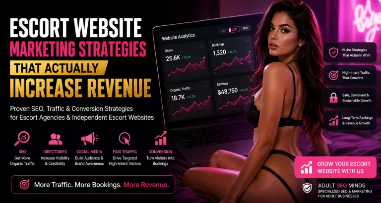 Escort Website Marketing Strategies That Actually Increase Revenue
