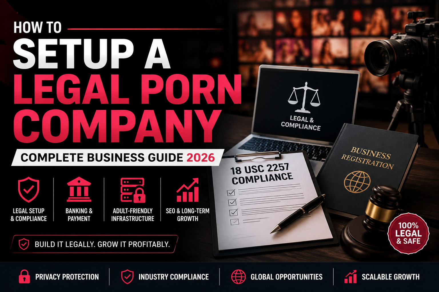 How to Setup a Legal Porn Company In 2026? A Complete Business Guide
