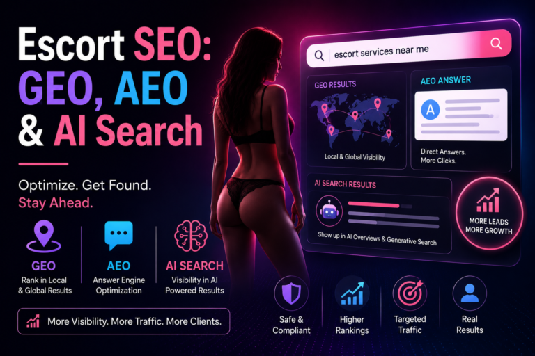 The New Era of Escort SEO: GEO, AEO & AI Search Rankings